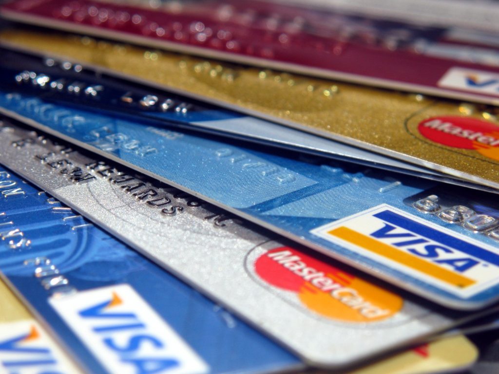 selection of credit cards